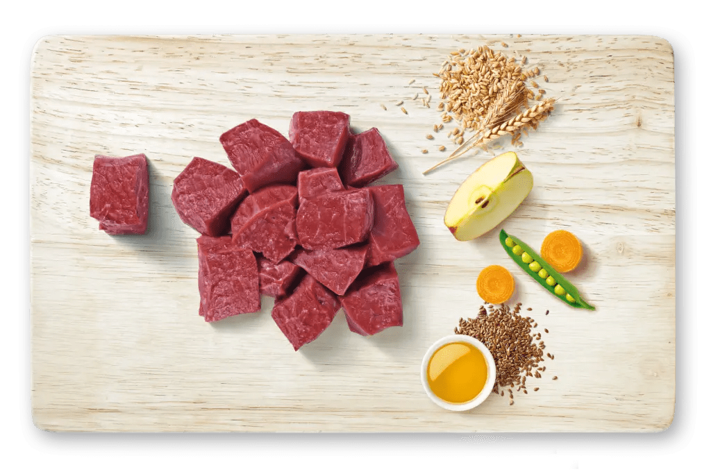 Amb xai fresc, cereals integrals, verdures i fruites