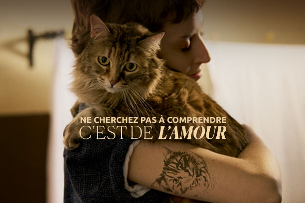 Une femme serre son chaton dans ses bras