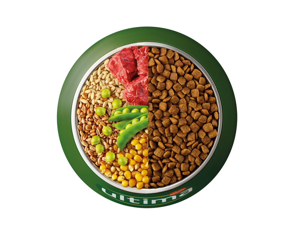 Beef, barley, wholegrain cereals and peas