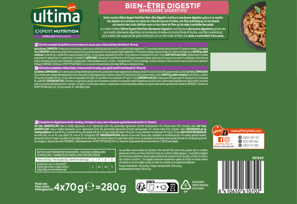 Expert Nutrition Sterilizzati Benessere Digestivo Con Salmone e Tonno