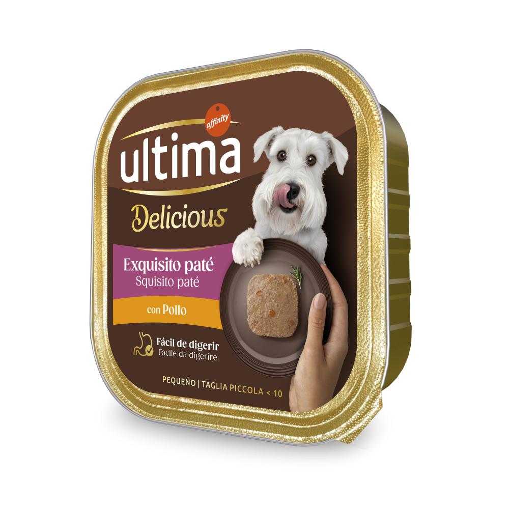 Fit & Delicious Pat&eacute; Peque&ntilde;o Adult con Pollo