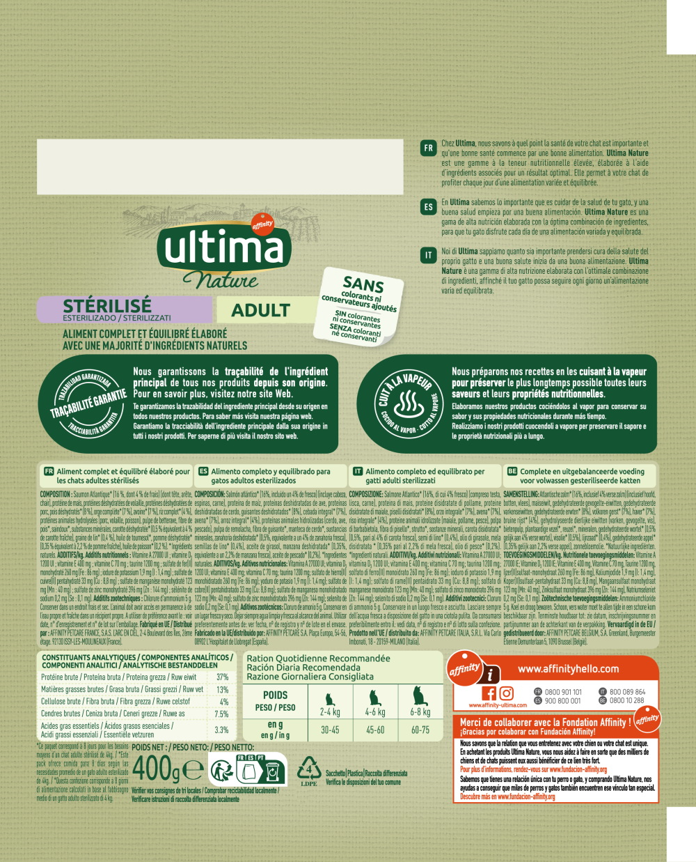 Nature Sterilized with Salmon
