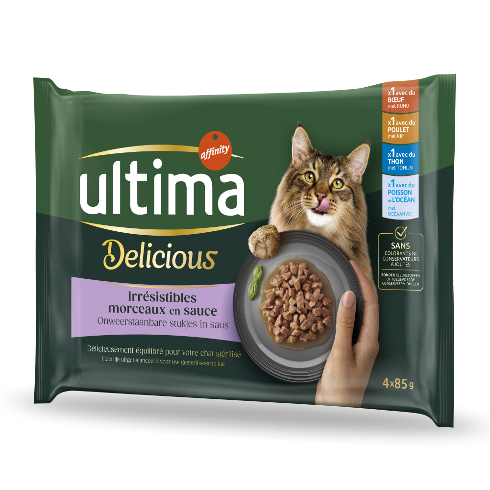 Ultima Cat Sterilized Chick/Beef/Tuna/Ocean Wet