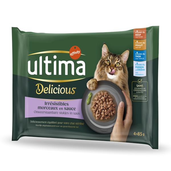 Fit & Delicious avec du Poulet, B&oelig;uf, Thon et Poisson de l'oc&eacute;an