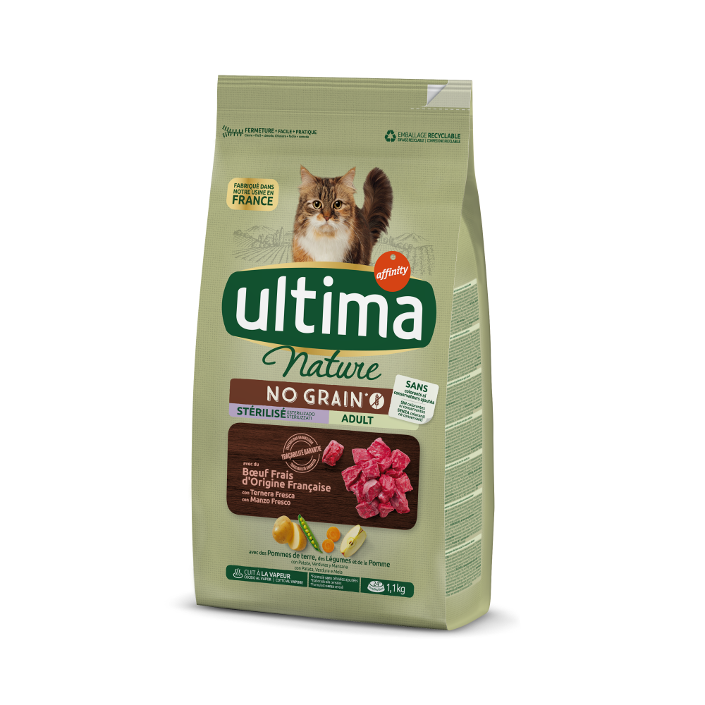 Nature No Grain Esterilitzats amb Bou