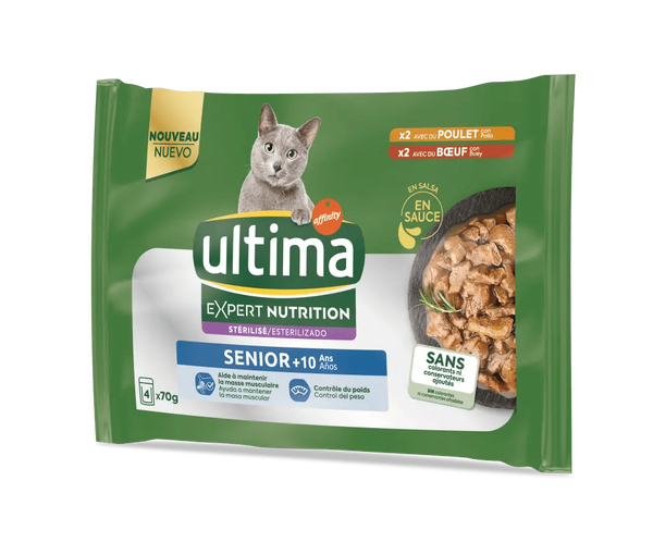 Expert Nutrition Esterilitzat Senior amb Pollastre i Vedella