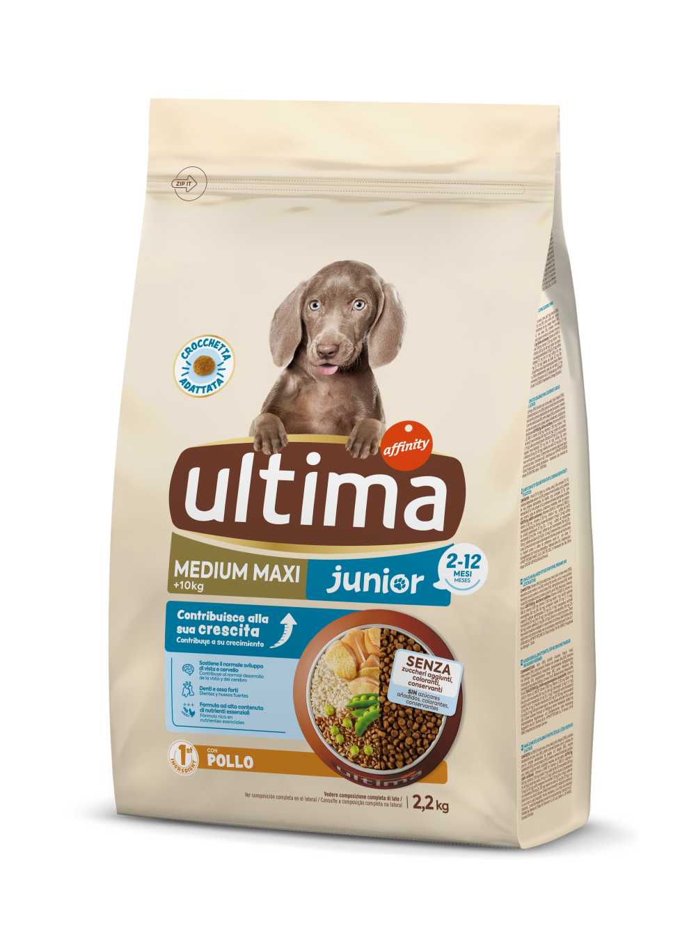 Medium-Maxi Junior con Pollo
