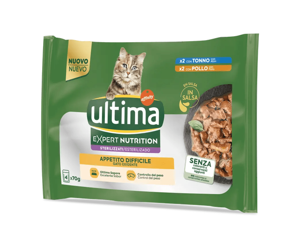 Expert Nutrition Esterilitzat Gat Exigent amb Tonyina i Pollastre