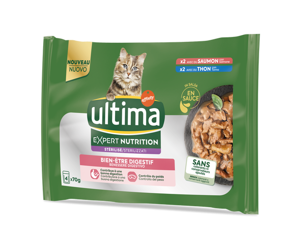 Expert Nutrition Sterilizzati Benessere Digestivo Con Salmone e Tonno