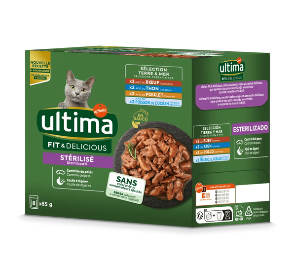 Ultima Cat Sterilized Chick/Beef/Tuna/Ocean Wet