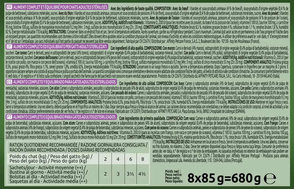 Ultima Cat Sterilized Chick/Beef/Tuna/Ocean Wet