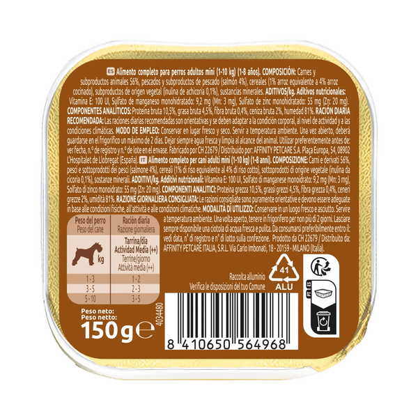 Fit & Delicious Pat&eacute; Petit Adult amb Bou