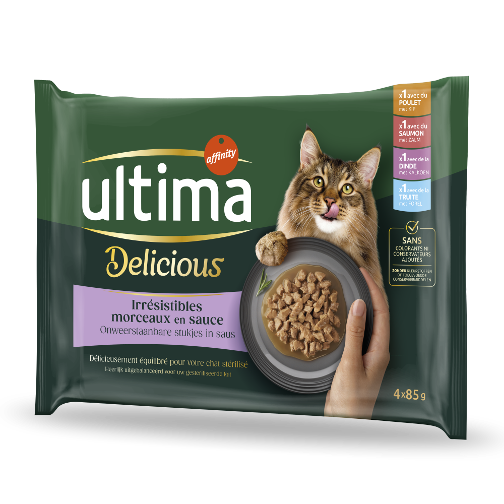 Fit & Delicious avec du Poulet, Saumon, Dinde et Truite