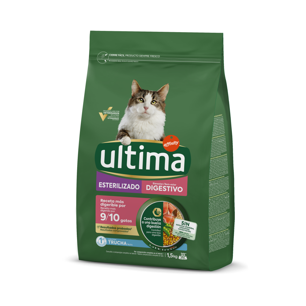 Esterilizado Bienestar Digestivo con Trucha