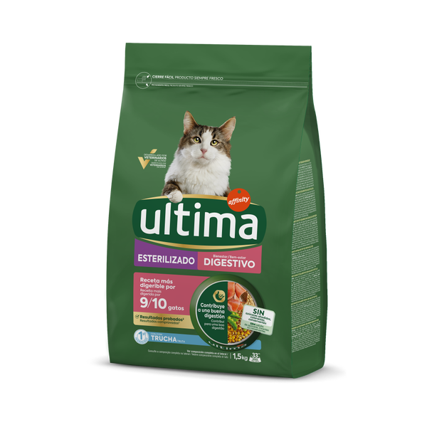 Esterilizado Bem-estar Digestivo com Truta