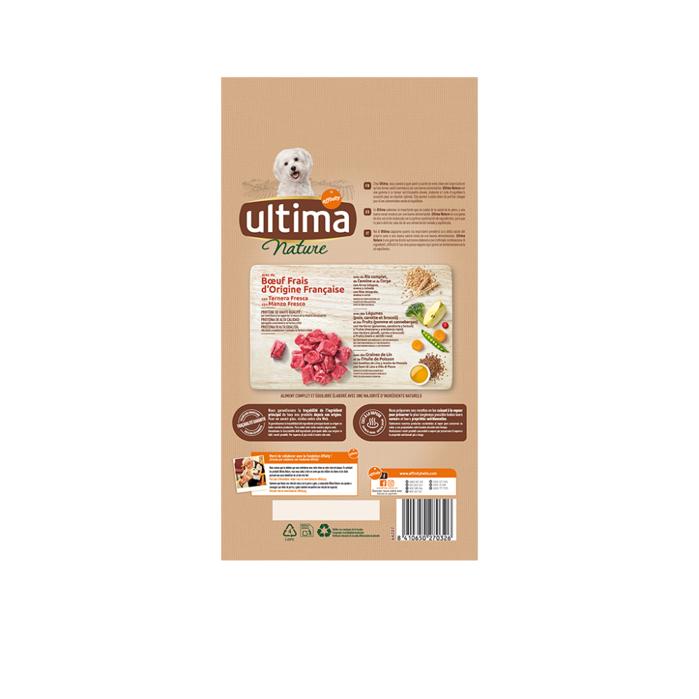 Ultima Nature Small Adult with Beef