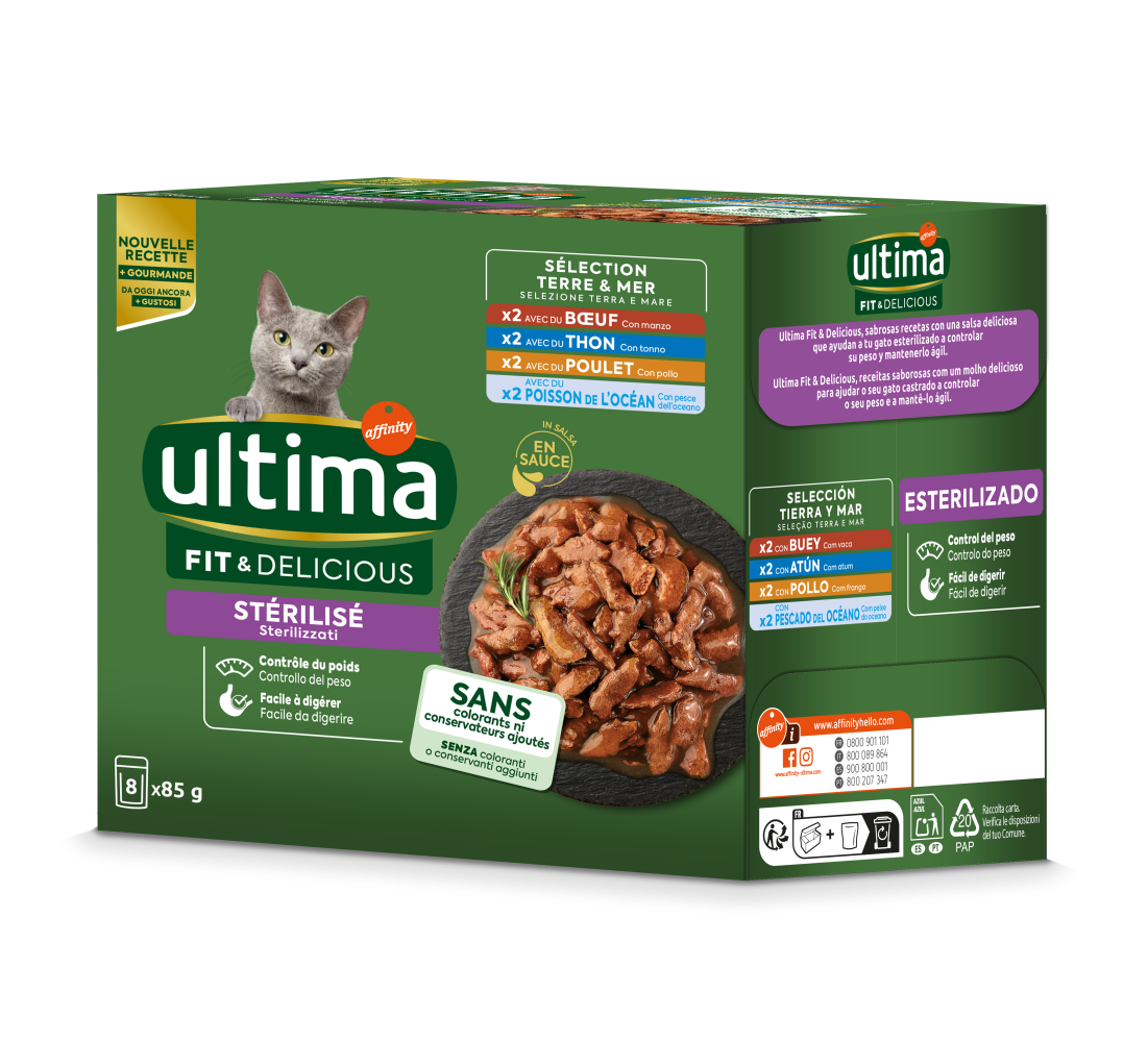 Ultima Cat Sterilized Chick/Beef/Tuna/Ocean Wet