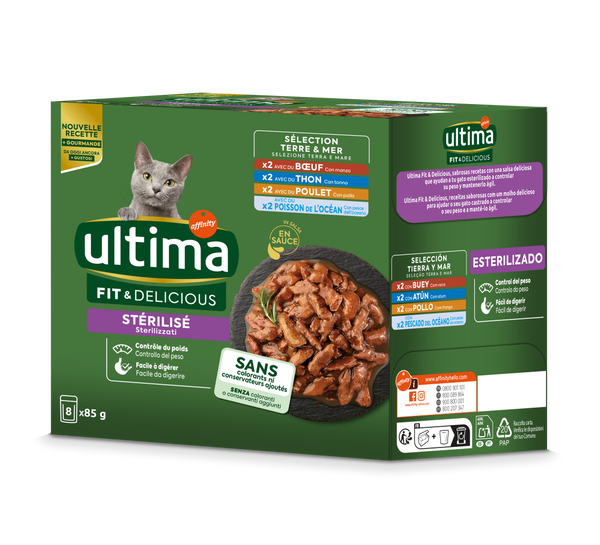 Ultima Cat Sterilized Chick/Beef/Tuna/Ocean Wet