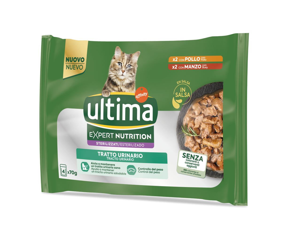 Ultima Cat Sterilized Salmon, Atun y Gambas Wet