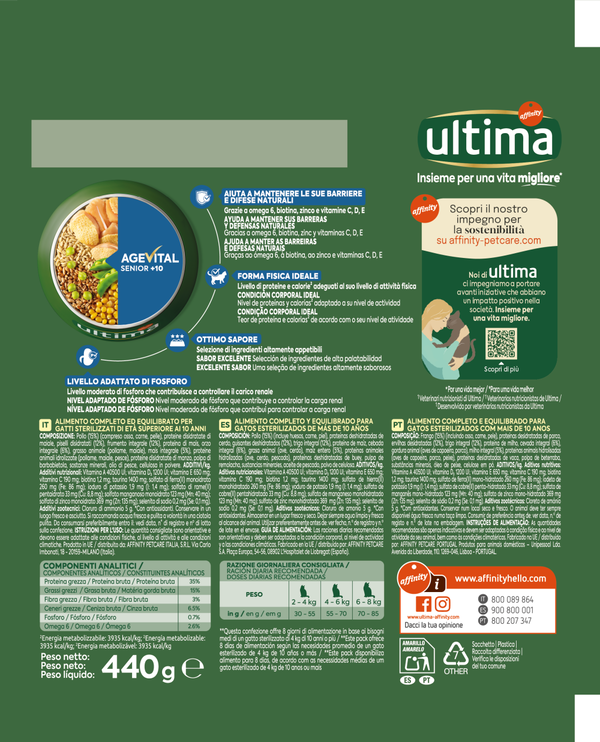 Esterilizado Senior com Frango