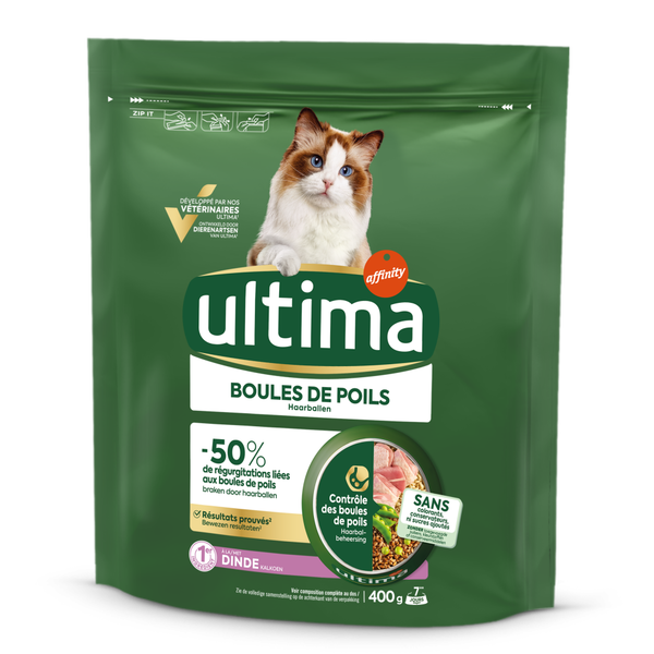 Boules de poils avec de la Dinde