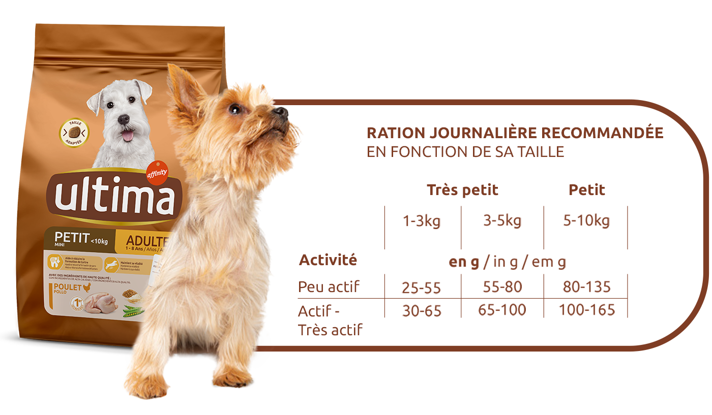 ration recommand&eacute;e