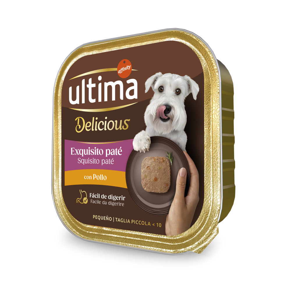 Fit & Delicious Pat&eacute; Pequeno Adulto com Frango