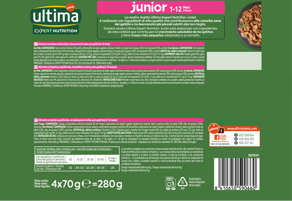 Expert Nutrition Junior amb Pollastre i Salm&oacute;