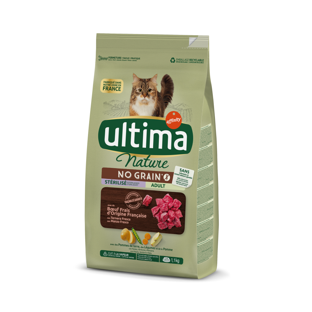 Nature No Grain Esterilizados con Buey