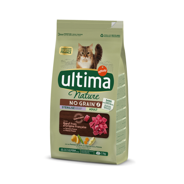 Nature No Grain Esterilizados con Buey