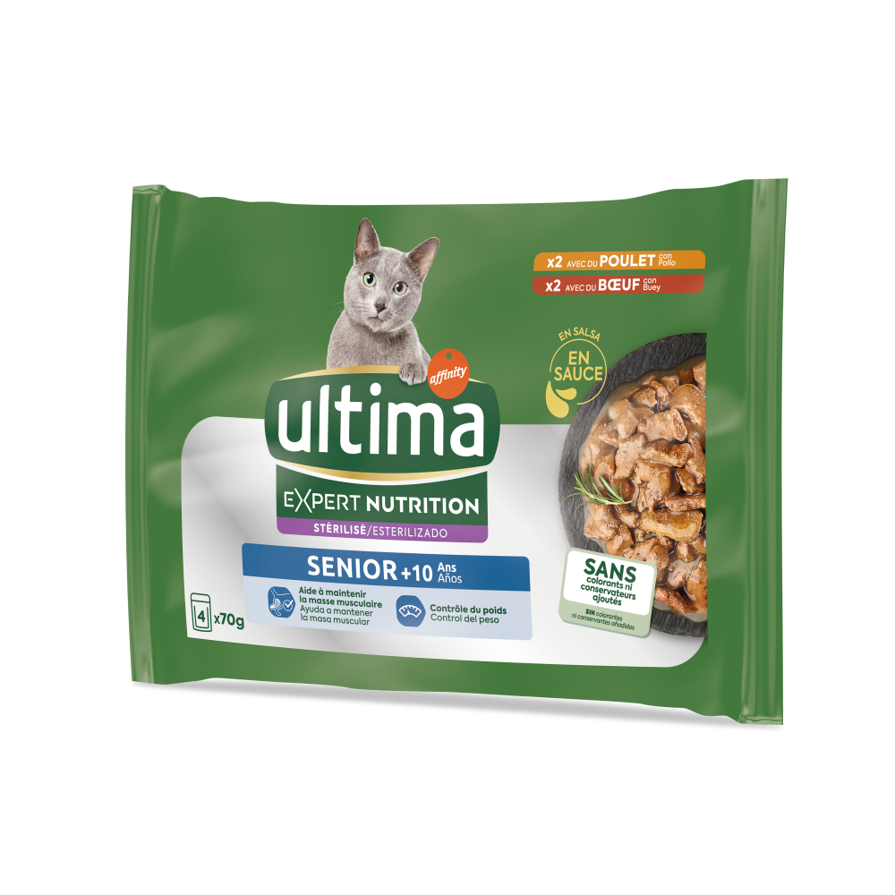 Expert Nutrition Esterilizado Senior com Frango e Vaca