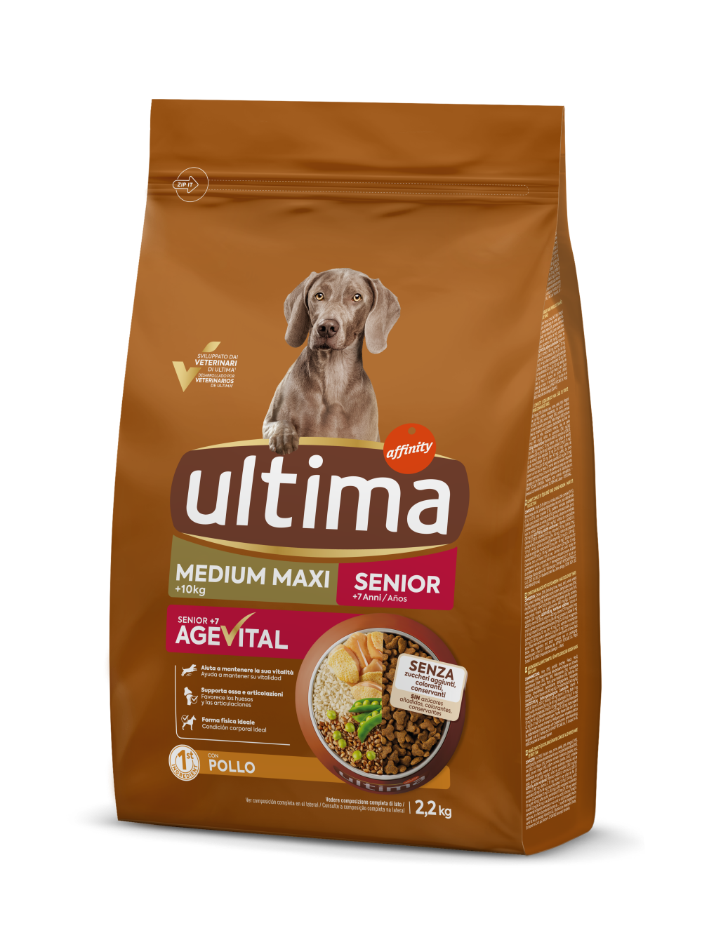 Medium-Maxi Senior con Pollo