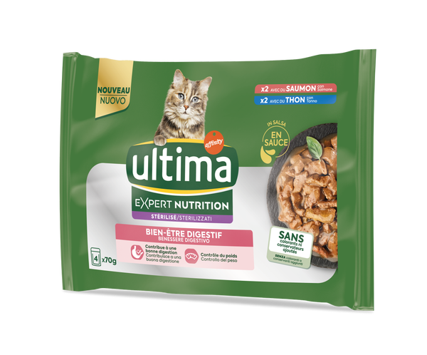 Expert Nutrition Sterilizzati Benessere Digestivo Con Salmone e Tonno