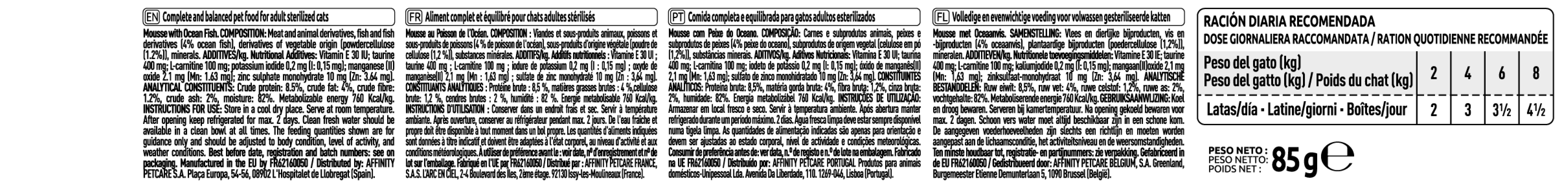 Fit & Delicious Mousse con pescado del oc&eacute;ano