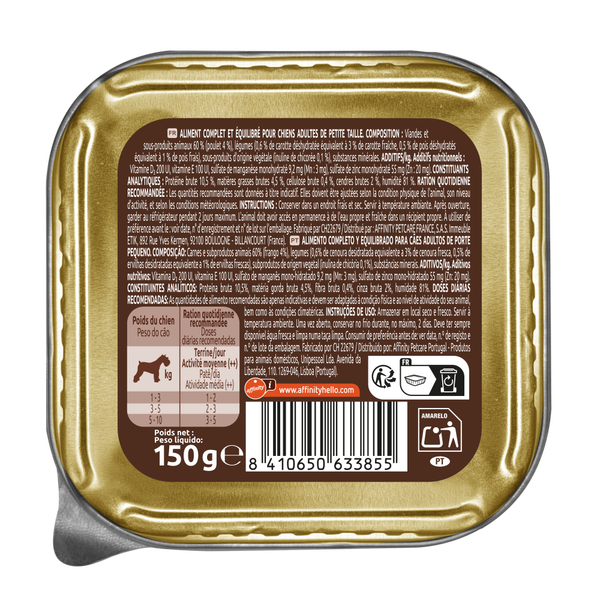 Fit & Delicious P&acirc;t&eacute; Petite Taille Adulte au B&oelig;uf