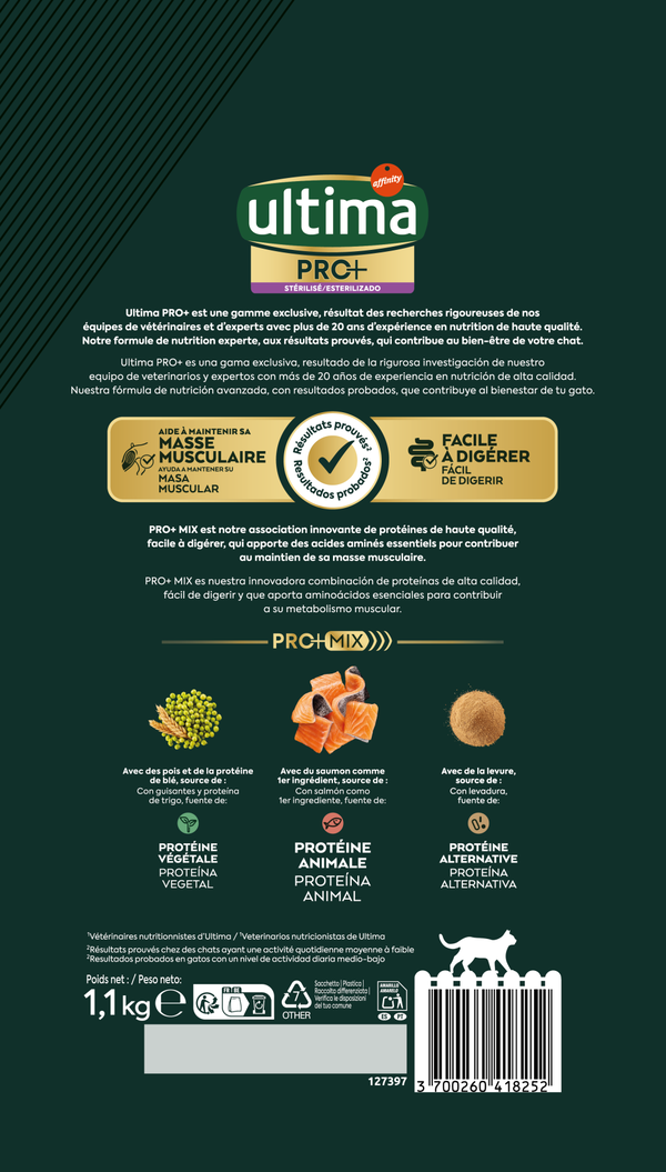 PRO+ Sterilized with Salmon