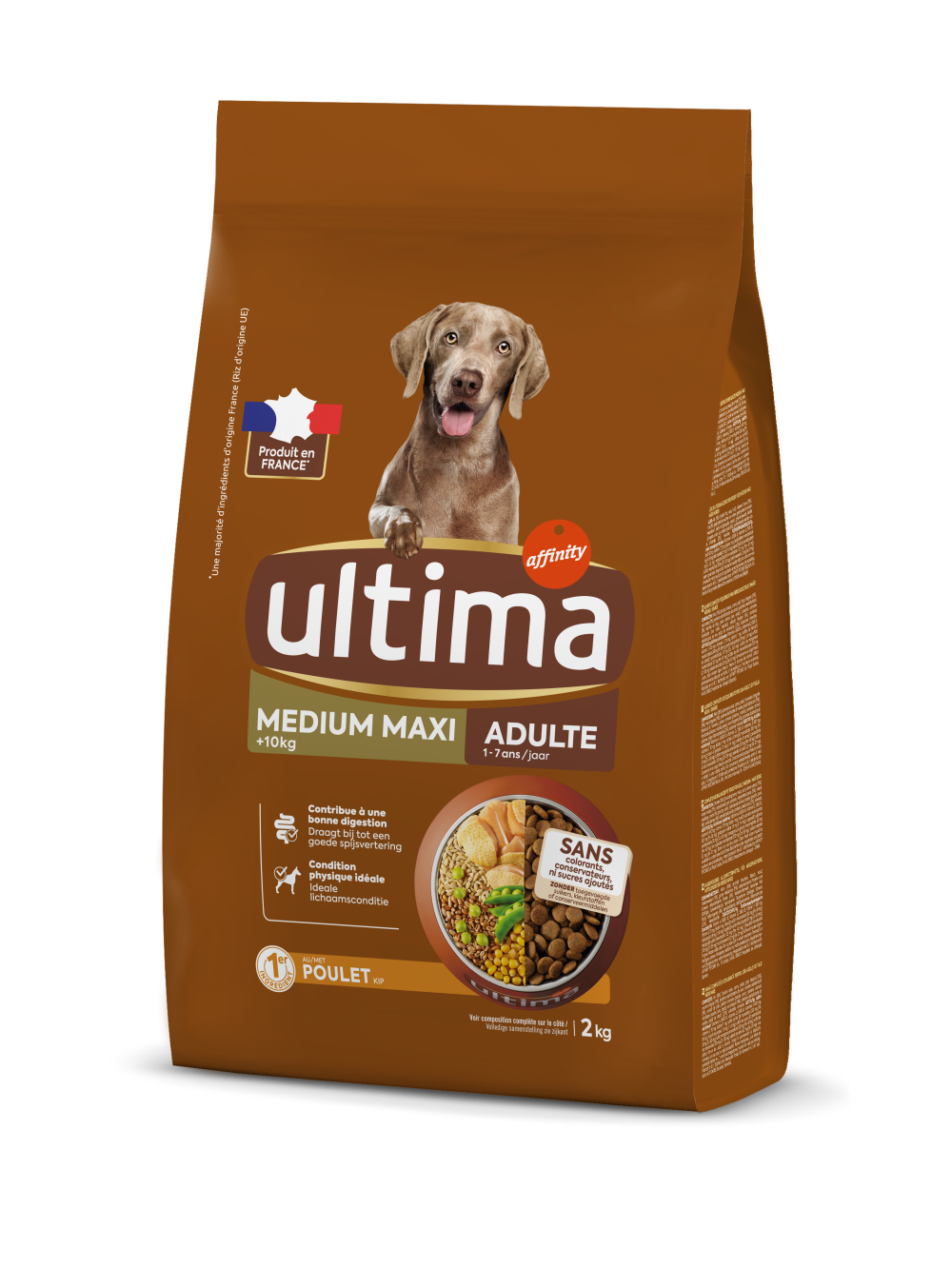 Medium-Maxi Adulte avec du Poulet