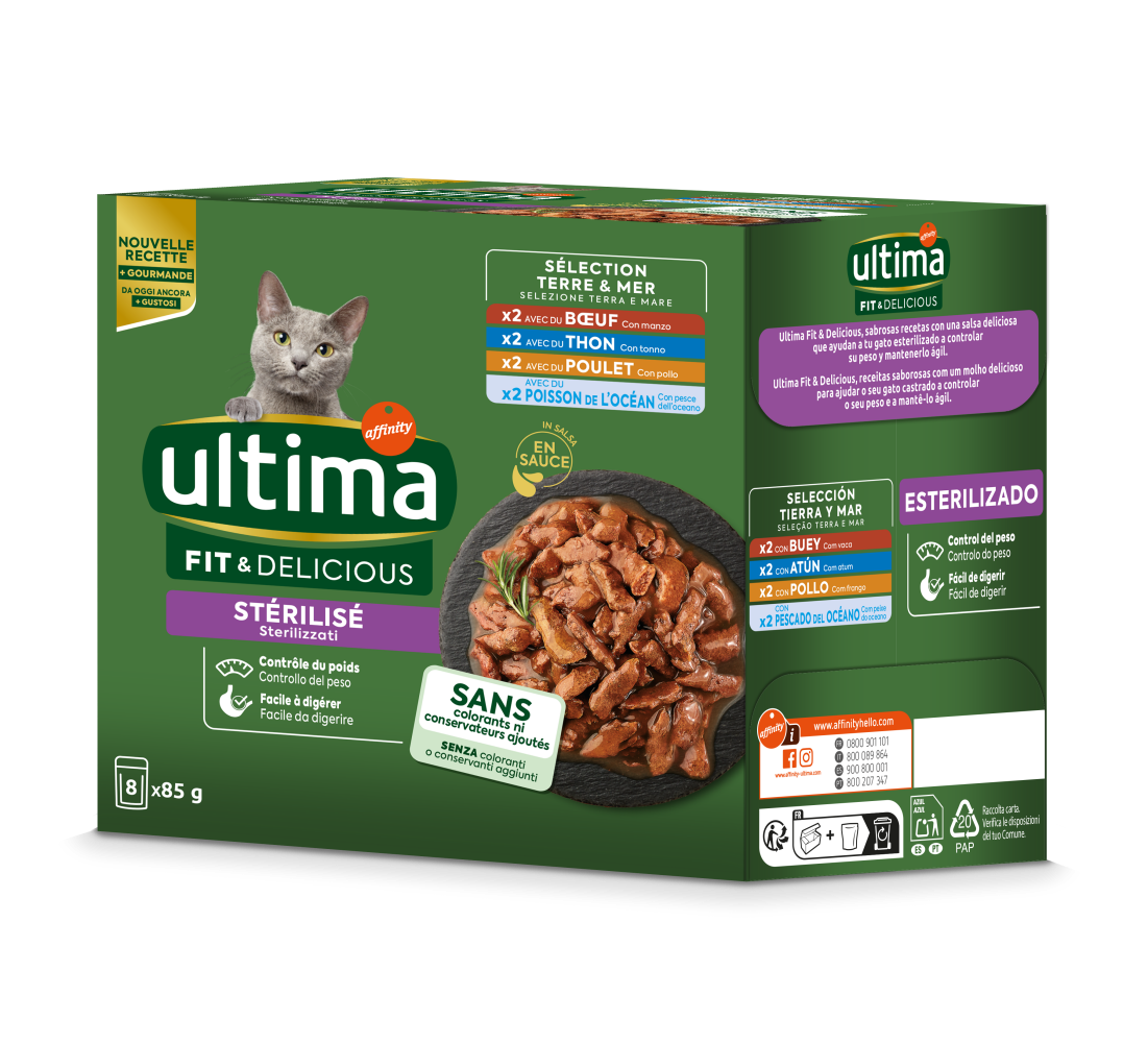Ultima Cat Sterilized Chick/Beef/Tuna/Ocean Wet