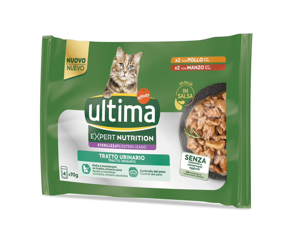 Ultima Cat Sterilized Salmon, Atun y Gambas Wet