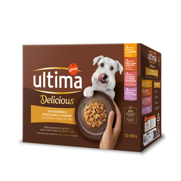 Fit & Delicious Petit Adult amb Pollastre, Bou, Salm&oacute; i Gall dindi
