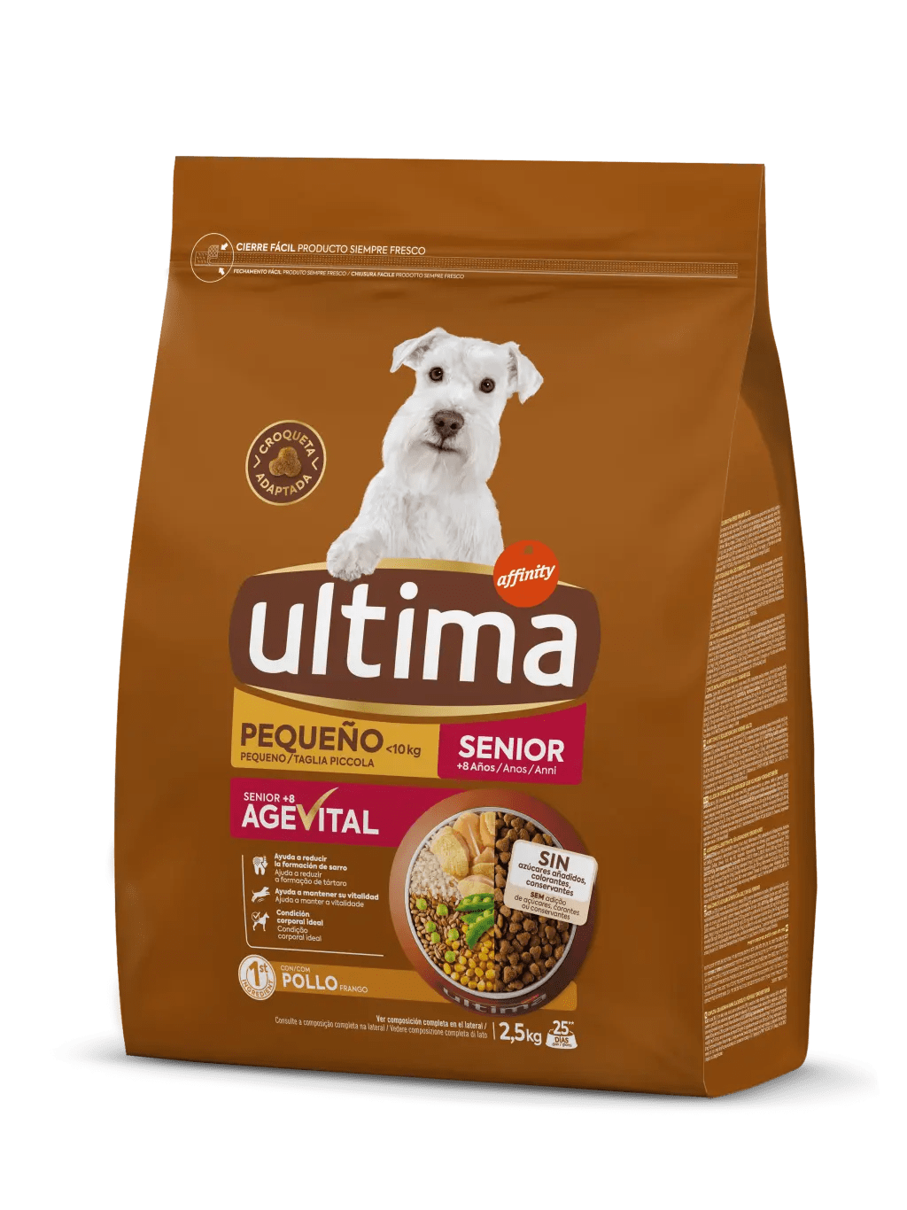 Peque&ntilde;o Senior con Pollo