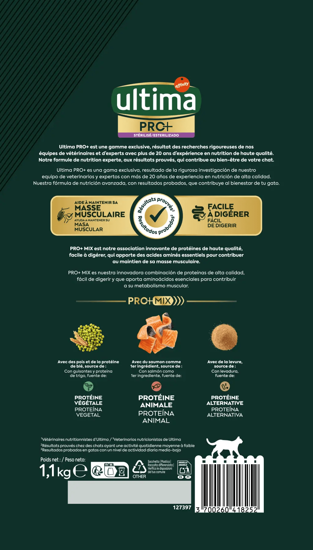 PRO+ Esterilizado con Salm&oacute;n