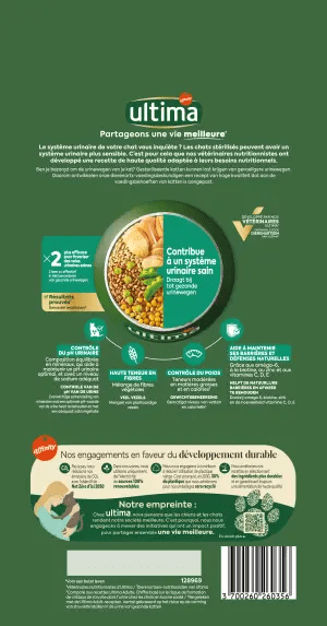 St&eacute;rilis&eacute; Protection Urinaire avec du Poulet